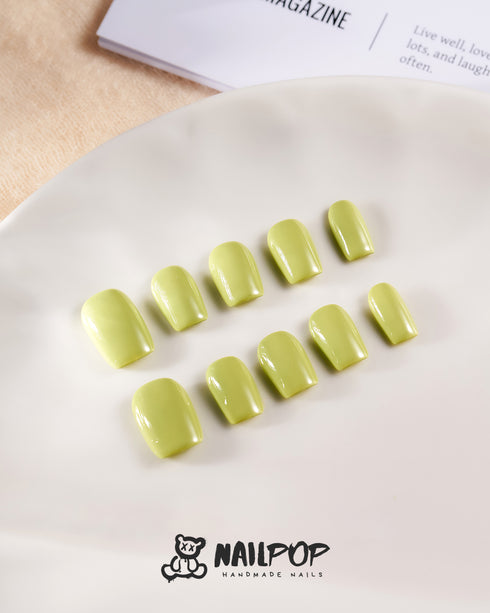 Fresh Lime Glow - Short Square