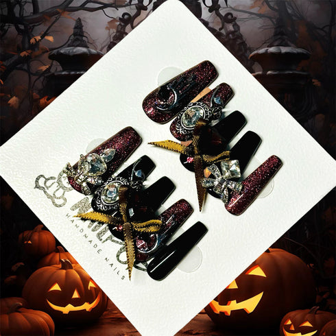 Violet Veil-Halloween, Long, Black, Purple, Ballerina