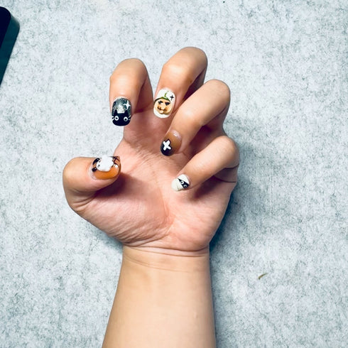 Spooky Glam-Halloween, Short, Square, Cute