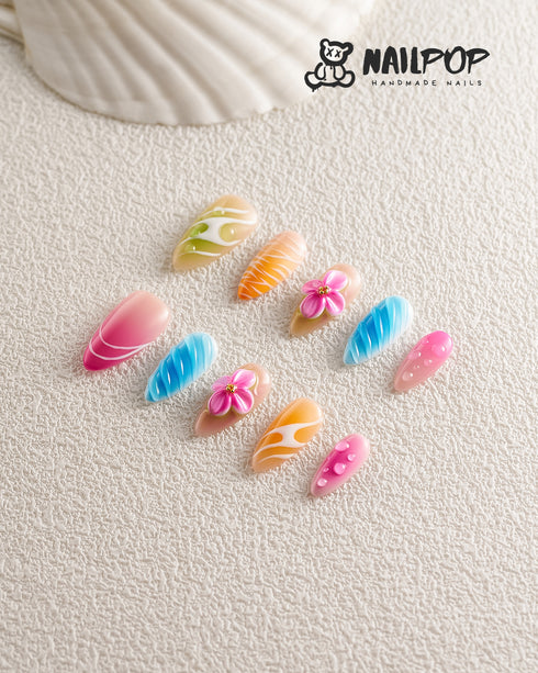 Tropical Bloom - Long Almond