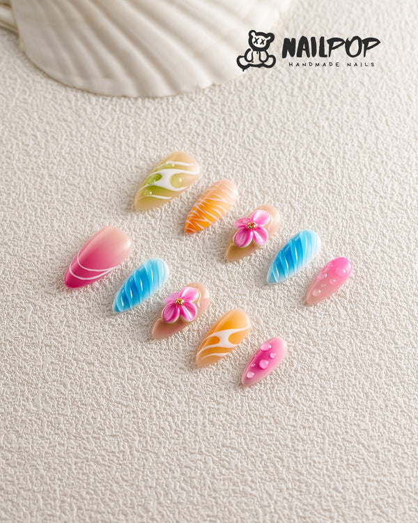 Tropical Bloom - Long Almond