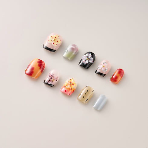 Summer Blooms - Short, Square, Floral