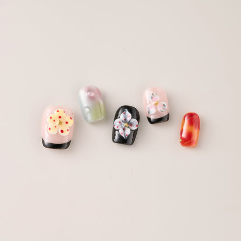 Summer Blooms - Short, Square, Floral