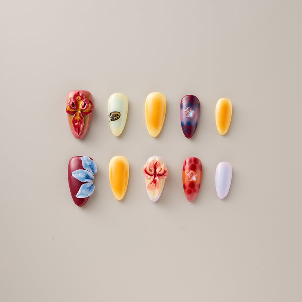 Flame Garden Bloom - Long Almond