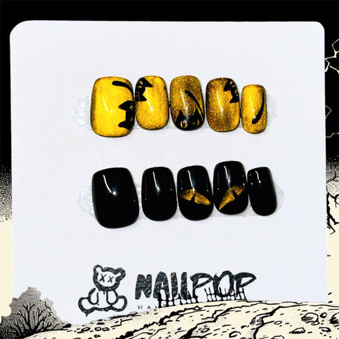 Moonlit Feline - Halloween, Short, Square, Cat