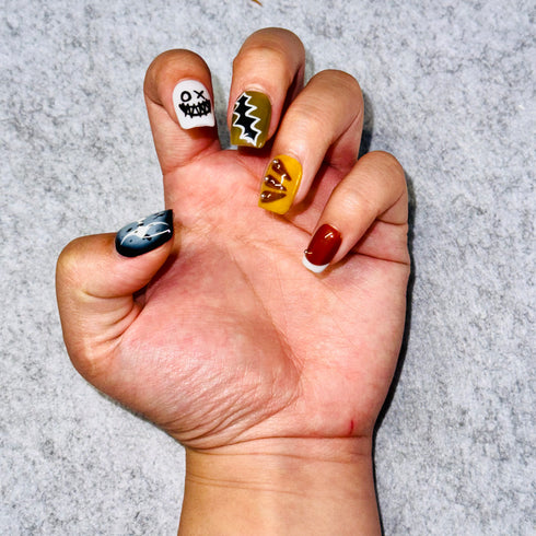 Nightmare Mischief: Halloween Vibes - Halloween, Short, Square, Spooky