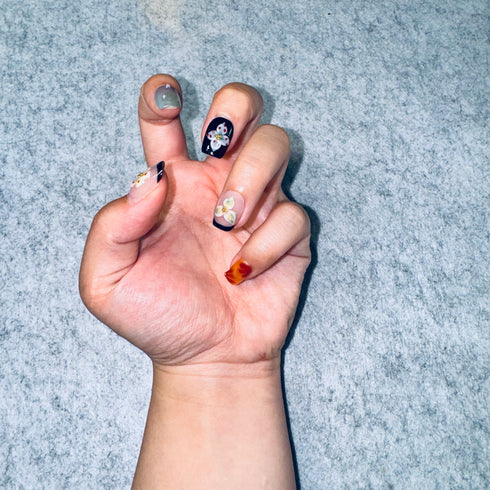 Summer Blooms - Short, Square, Floral