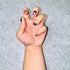 Mystic Cat Glitter Nail Set - Halloween, Short, Square, Cat, Glitter, Animal