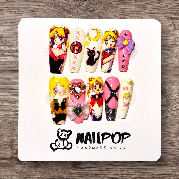 Moonlight Magic - Anime, Long, Ballerina, Pink