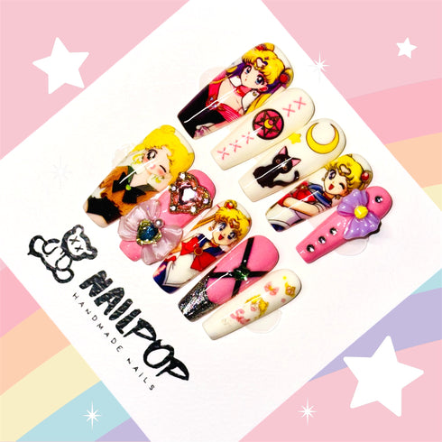 Moonlight Magic - Anime, Long, Ballerina, Pink