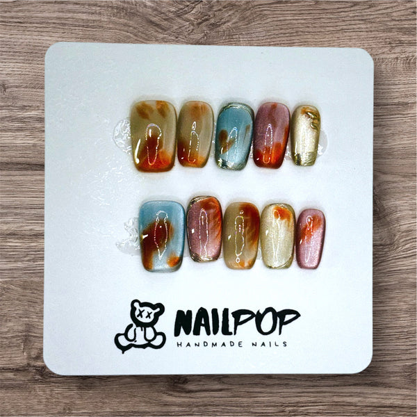 Autumn Breeze - Fall, Medium, Square, Multicolor