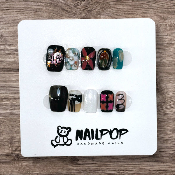 Eclectic Elegance - Short, Square, Fall