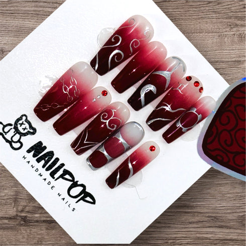 Surgeon's Surge - Long, Ballerina, Red, One Piece