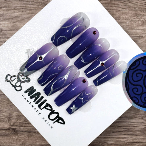 Gum-Gum Galaxy - Long, Ballerina, Purple, One Piece