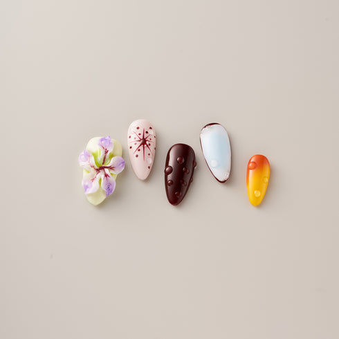 Ocean Bloom Fantasy - Long Almond