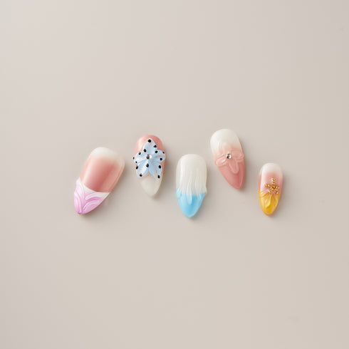 Sugar Petal Breeze - Long Almond