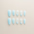 Baby Blue Daisy Dream - Long, Almond