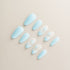 Baby Blue Daisy Dream - Long, Almond