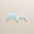 Baby Blue Daisy Dream - Long, Almond