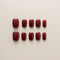 Burgundy Wine Glossy Classic - Short, Square