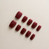 Burgundy Wine Glossy Classic - Short, Square