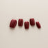 Burgundy Wine Glossy Classic - Short, Square