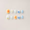 Candy Pop Sunrise Blobs - Short, Square