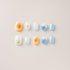 Candy Pop Sunrise Blobs - Short, Square