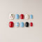 Cherry Retro Block - Short, Round