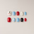Cherry Retro Block - Short, Round