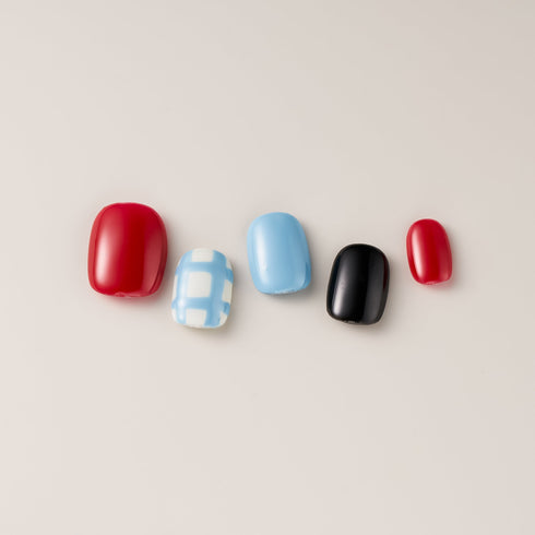 Cherry Retro Block - Short, Round