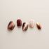 Chocolate Marble Burgundy Gold - Short, Square