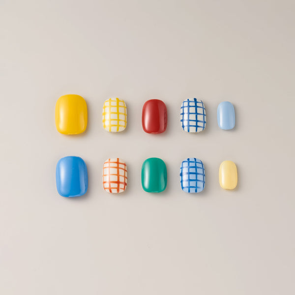 Crayon Color Grid - Short, Square