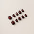 Dark Garnet Cat Eye Shimmer - Short, Square