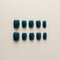 Deep Teal Glossy Classic - Short, Square