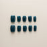 Deep Teal Glossy Classic - Short, Square
