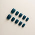 Deep Teal Glossy Classic - Short, Square