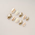 Golden Bloom Cat Eye - Short, Round