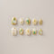 Golden Jade Flower Pearl Luxe - Short, Square