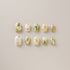 Golden Jade Flower Pearl Luxe - Short, Square