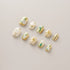 Golden Jade Flower Pearl Luxe - Short, Square