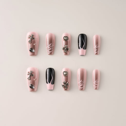 Gothic Cross Matte Luxe - Long, Ballerina