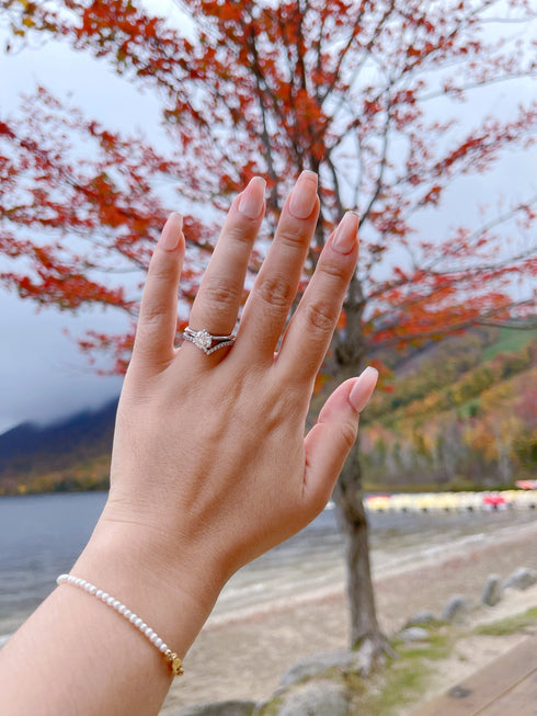 Subtle Pink Grace - Hand Painted Press On Nails Glue On, False Gel Press-on, 3D Acrylic Nail Cute Gift for Her, Mid Ballerina