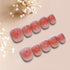 Lovely Lips - Hand Painted Press On Nails Glue On, False Gel Press-on, 3D Acrylic Nail Cute Gift for Her, Square