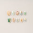 Jade Mist Watercolor - Short, Round