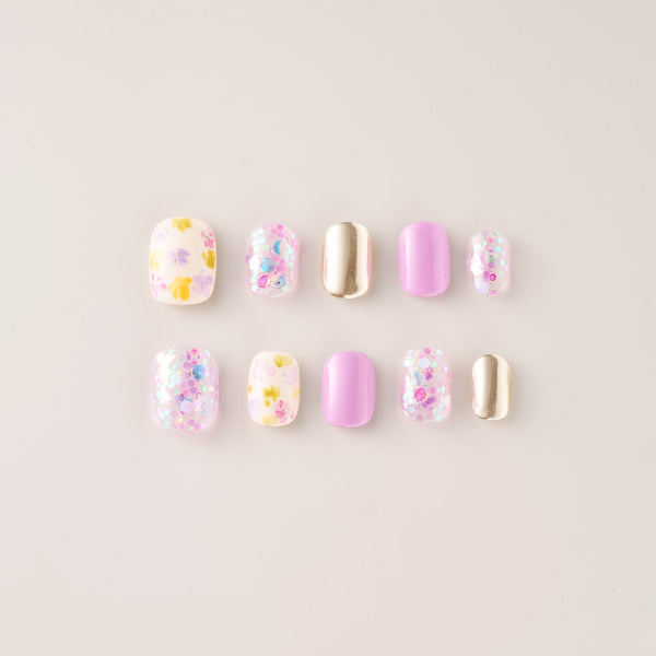 Lilac Confetti Garden - Short, Round
