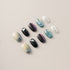 Ocean Galaxy Marble Gold Foil - Short, Round