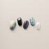 Ocean Galaxy Marble Gold Foil - Short, Round