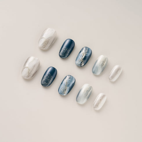 Ocean Marble Frost - Short, Round