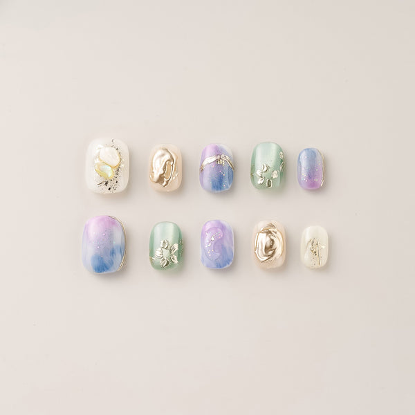 Pastel Dream Garden - Short, Square